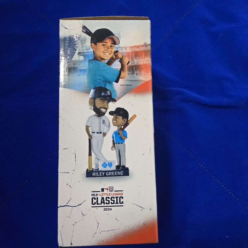 Riley Greene Detroit Tigers 2024 MLB Little League Classic Bobblehead BDA Sports